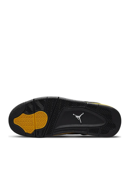 Air  4 Retro Boots Black / Tour Yellow