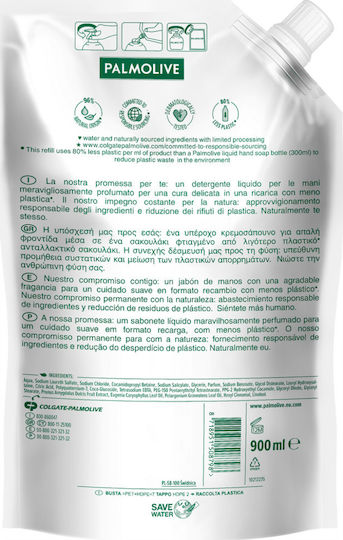 Palmolive Milk & Almond Ανταλλακτικό Κρεμοσάπουνο Αμύγδαλο 900ml