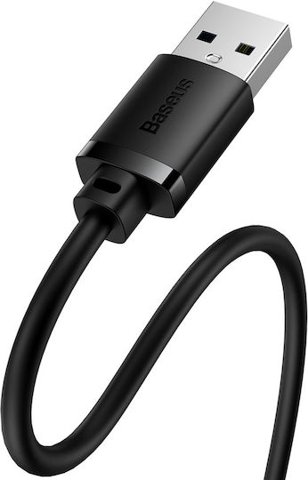 Baseus USB 2.0 Kabel USB-A-Stecker - USB-A-Buchse Schwarz 0.5m B00631100111-00
