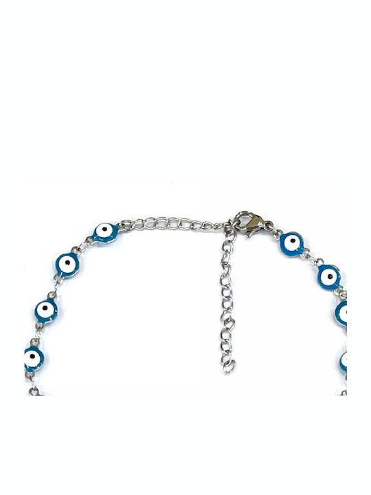 Kostibas Fashion Bracelet Anklet Chain with design Eye made of Steel