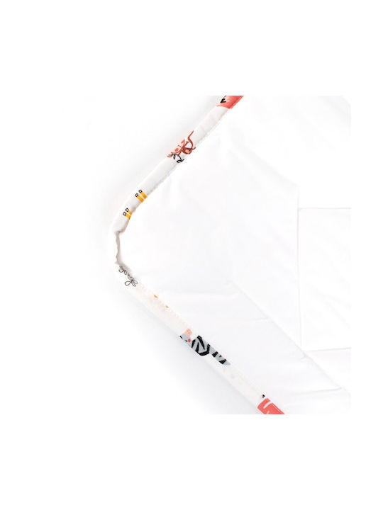Linea Interiors Παιδικό Κουβερλί Μονό Λευκό 110x150εκ.