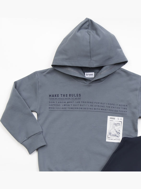 Kids Sweatpants Set Gray 2pcs