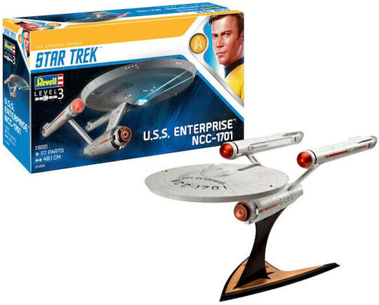 Revell Star Trek TOS Model Kit Modeling Figure 117 Pieces in Scale 1:600