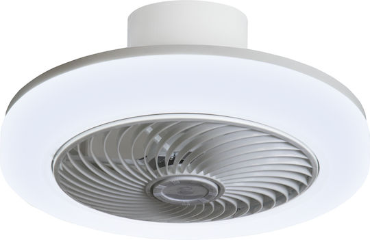 Gruppe LDGD046 Πλαφονιέρα 46cm με Φως Λευκή