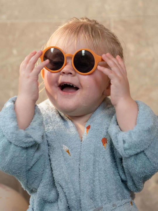 Filibabba Runde Kinder-Sonnenbrillen Orange Für 1-3 Jahre