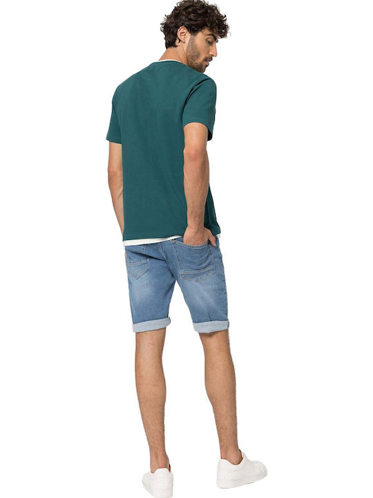 Tiffosi Herrenshorts Jeans Blau