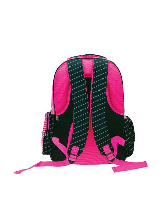 Gim Barbie School Bag Backpack Elementary, Elementary Pink with Water Bottle Holder 27Liters