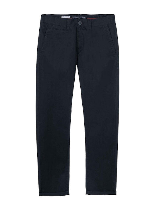 Παντελόνι Chino σε Tapered Γραμμή Μπλε