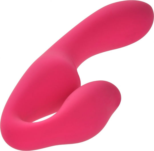 Kinksters Strapless Strap On με Dildo με Δόνηση σε Ροζ Χρώμα