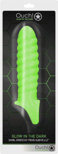 Shots Extensie De Penis Verde 15cm