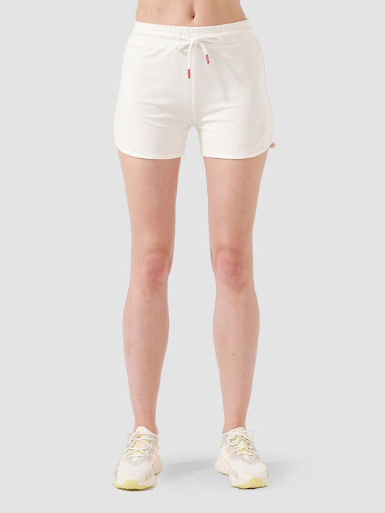 Superstacy Women's High-waisted Sporty Shorts White