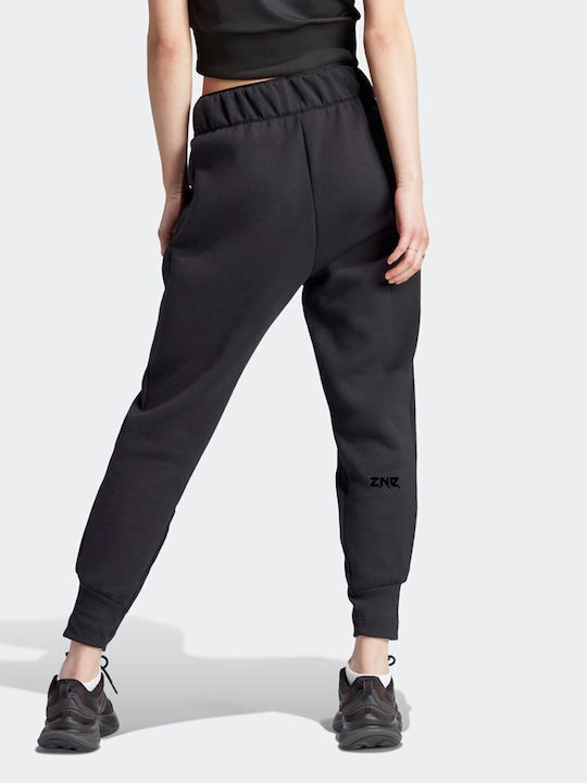 Adidas Sportswear Talie înaltă Pantaloni de trening pentru femei Negru