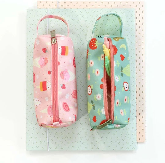 A Little Lovely Company Pencil Case Barrel Turquoise