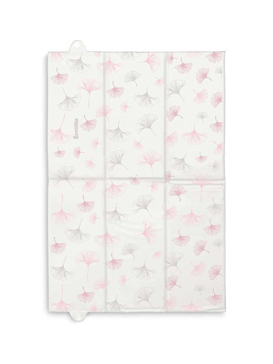 Sensillo Portable Changing Pad Made of Botanic Pink Fabric 58x40cm