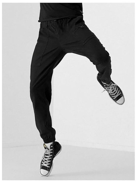 Sweatpants with Elastic Black