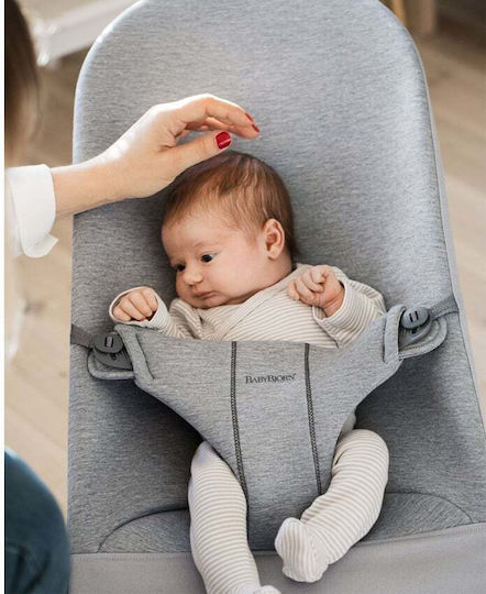 BabyBjorn Χειροκίνητο Relax Μωρού Bliss 3D Jersey Charcoal Grey για Παιδί έως 13kg