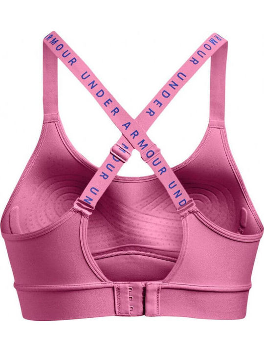 Infinity Mid Bra Γυναικείο Αθλητικό Μπουστάκι Ροζ