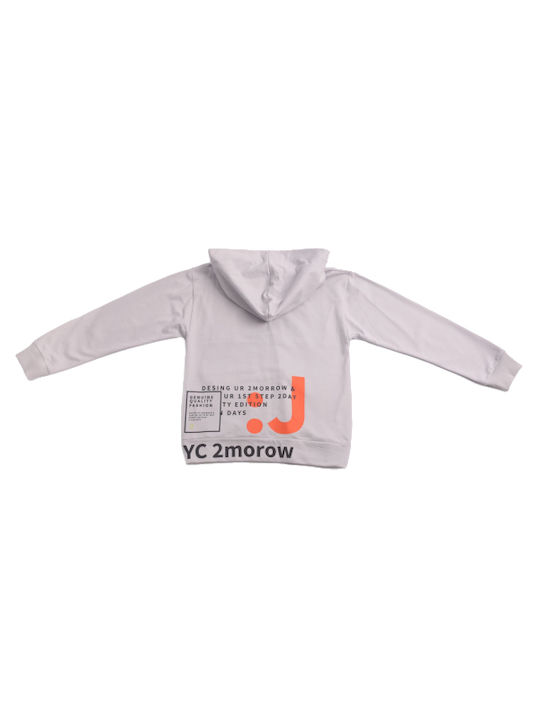 Joyce Sweatshirt with Zipper Ecru