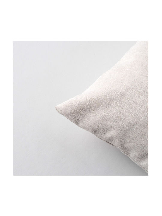 Linea Interiors Μαξιλάρι Καναπέ White Λευκό 45x45εκ.