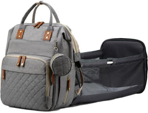 Queen Mother Diaper Bag Gray