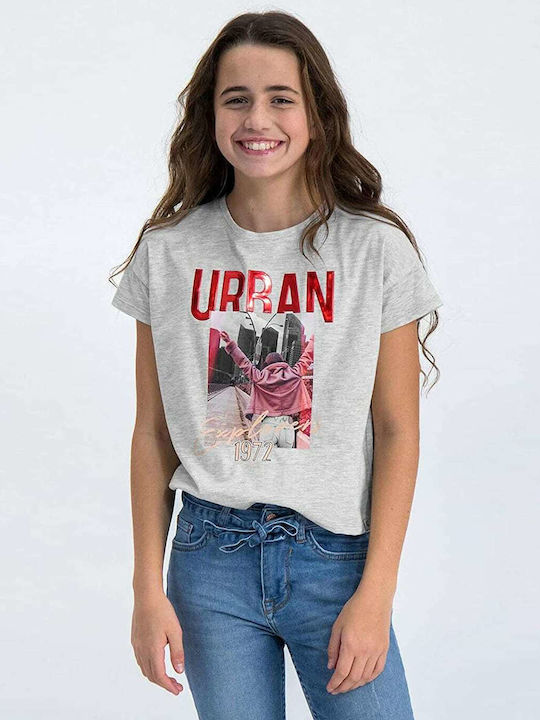 Kinder-T-Shirt Gray