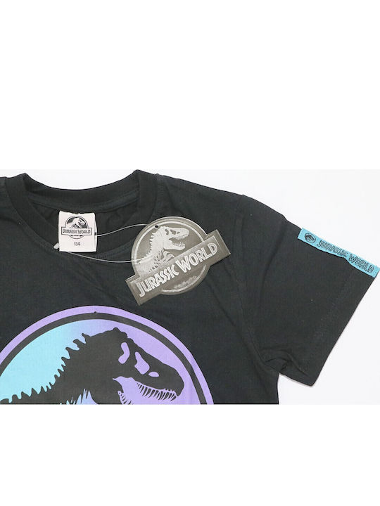 Παιδικό T-shirt Μαύρο Jurassic World