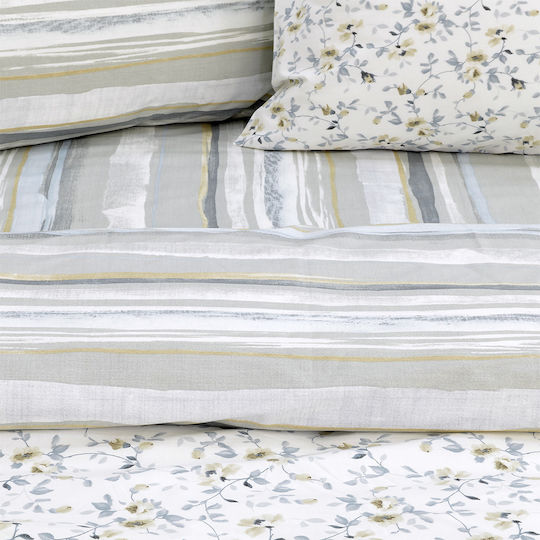 Lino Home Agne Σετ mit Umschlagumschlag Grey 50x70cm 1800001570 Lino Home Agne Σετ mit Umschlagumschlag Grey 50x70cm 1800001570