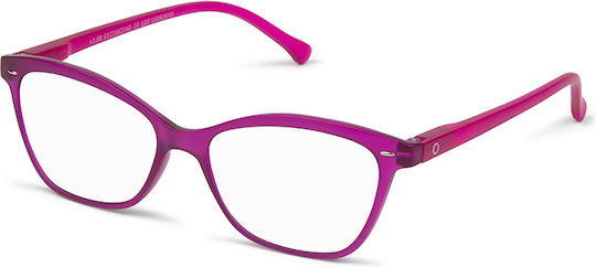 Nordic Vision Helsingborg Women's Reading Glasses +1.00 in Pink Color