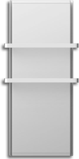 Radialight Icon 2B WiFi Radiator Electric Pentru Prosoape Cu Fațadă De Sticlă 1000W 110x45cm Albă