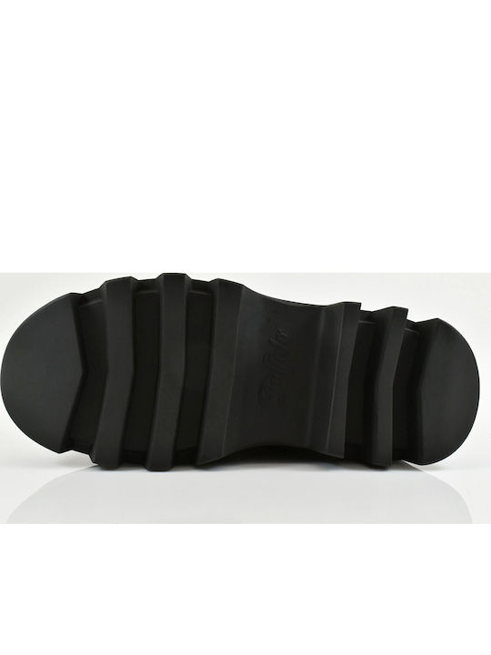 Women's Flat Sandals in Black Color