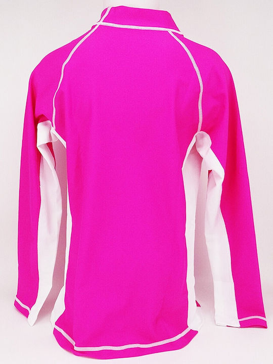 Speed Kids Swimwear UV Long Sleeve Shirt Fuchsia