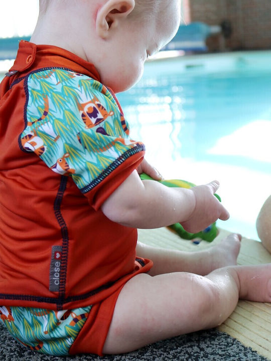 Close Parent Kinder Badeanzug Schwimmwindel Grün