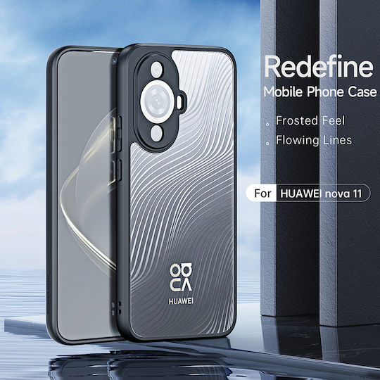 Dux Ducis Aimo Series Back Cover Σιλικόνης με Λουράκι Μαύρο (Huawei Nova 12s)