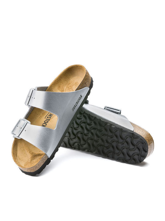 Arizona Women's Flat Sandals in Silver Color Regular Fit