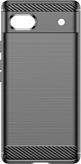 Techsuit Carbon Back Cover Σιλικόνης Μαύρο (Google Pixel 6a)