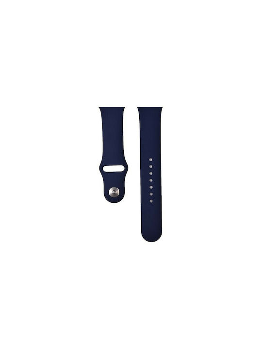 Devia Deluxe Series Sport Λουράκι Σιλικόνης με Pin Μπλε (Apple Watch 38/40/41mm)