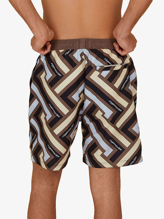 Lightning Bolt Men's Swimwear Bermuda Brindle with Patterns