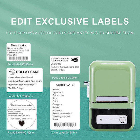 Niimbot Electronic Portable Label Maker Green
