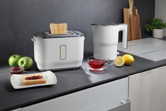 Gorenje Oraito T800ORAW 731080 Prăjitor de pâine 2 sloturi 600W Alb