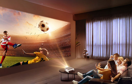 Byintek Byintek K18 Smart Projector LCD Full HD Λάμπας LED με Wi-Fi και Ενσωματωμένα Ηχεία