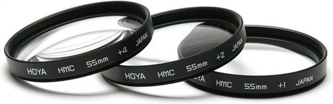 Hoya HMC Set (+1,+2,+4) 55mm Coloured Lens Filter Diameter 55mm with HMC Coating for Photography Lenses