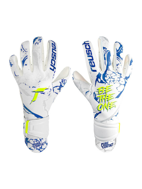 Reusch Pure Contact Gold X Adults Goalkeeper Gloves White