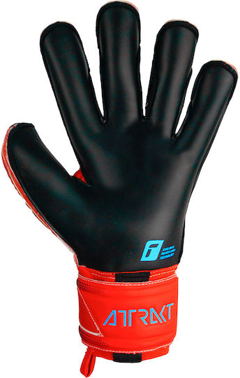 Reusch Attrakt Gold X Evolution Cut Finger Support Γάντια Τερματοφύλακα Ενηλίκων Κόκκινα