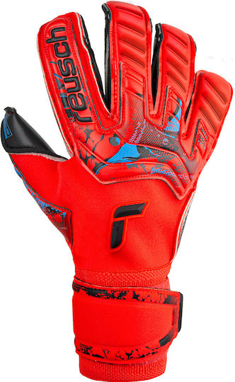 Reusch Attrakt Gold X Evolution Cut Adults Goalkeeper Gloves Red