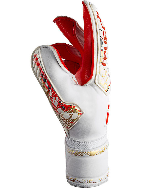Reusch Attrakt Gold X Glueprint Γάντια Τερματοφύλακα Ενηλίκων Χρυσά
