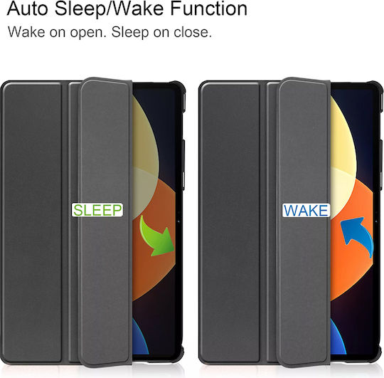Techsuit FoldPro Flip Cover Μαύρη (Xiaomi Pad 5 Pro 12.4")