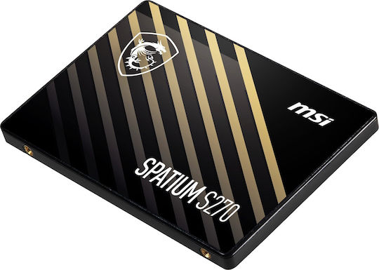 MSI Spatium S270 SSD 480GB τύπου 2.5'' με σύνδεση SATA III S78-440E350-P83