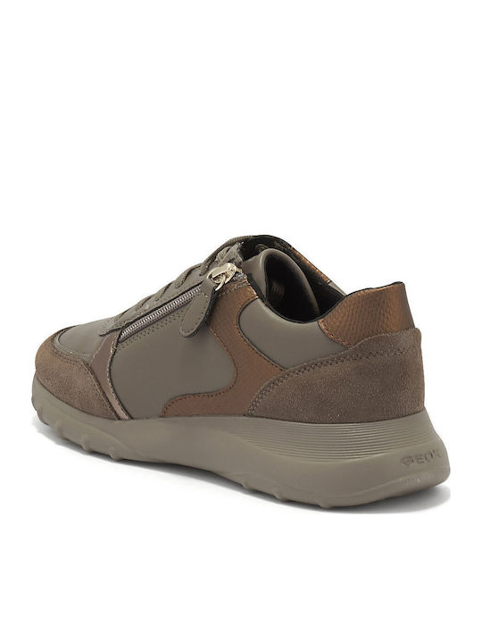D Alleniee Damen Sneakers Braun