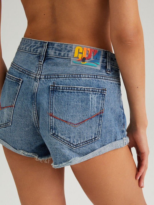 Women's Bermuda Shorts Jean Blue