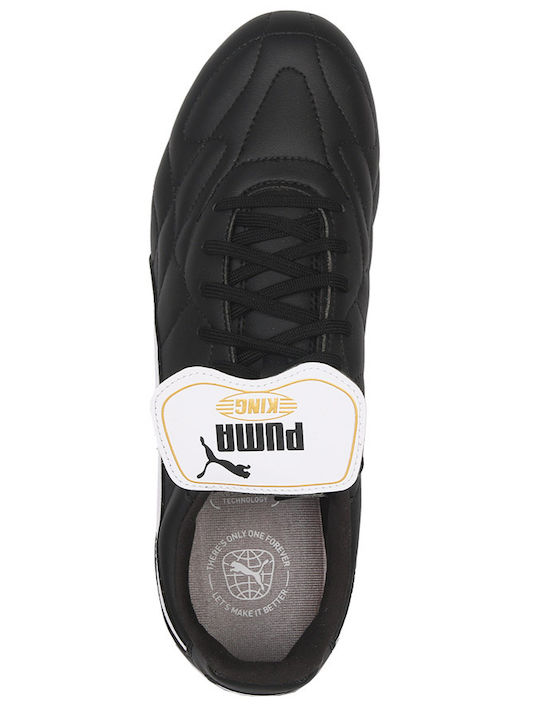 PUMA King Top Ποδοσφαιρικά Παπούτσια με Τάπες FG/AG Μαύρα